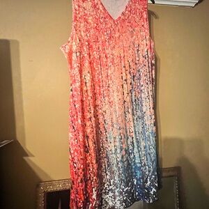 Pink Sequin Embellished Midi Sundress